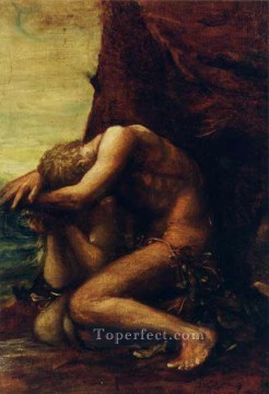 Adán y Eva simbolista George Frederic Watts Pinturas al óleo